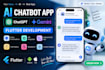 develop an ai chatbot app in flutter with chatgpt and gemini API