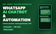 build whatsapp ai chatbot and automation with n8n
