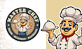 create a custom mascot logo and cartoon character