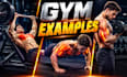 create realistic 2d 3d gym fitness workout animation, workout exercise animation