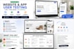 user test your website on pc or mobile phone