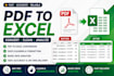 convert PDF to excel and clean your data