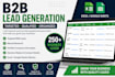 do targeted b2b lead generation and build a qualified leads list