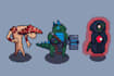 create pixel art character and animation