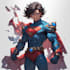 draw custom superhero character illustration
