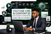 setup youtube cms content id copyright safe and mcn monetization