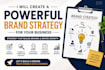 create a powerful brand strategy for your business