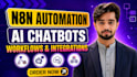 build ai chatbots, ai agents, n8n automation and API integrations