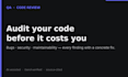 review your code for bugs and security before it ships