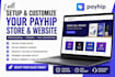 setup and customize your payhip store and website
