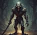 draw a creepy nightmare character illustration