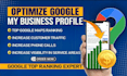 do google business profile optimization and gmb ranking