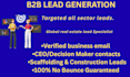 generate targeted construction contractor and builder leads