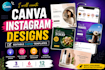create canva social media posts and  canva templates