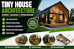 design tiny house, architecture, 3d design, cabin design, shipping container