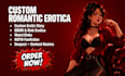 write custom erotic story, kinky bdsm and nsfw erotic writing for you