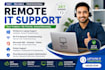 provide professional remote IT support