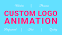 make a custom logo animation in 24 hours