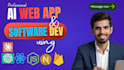 do ai website development as full stack ai website developer with ai integrated