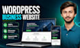 design responsive wordpress business website or redesign
