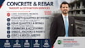 do concrete and rebar takeoff and construction cost estimation
