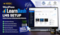 setup wordpress learndash lms online course and membership website