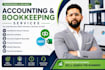 do quickbooks online and xero bookkeeping, setup, cleanup