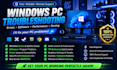 fix windows PC errors, software problems