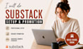do substack setup and organic substack promotion