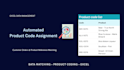 clean and standardize customer order data with product codes