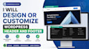 design or customize wordpress header and footer