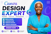 make responsive canva website design and canva landing page
