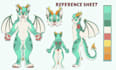 do custom furry art reference sheet, fursona ref sheet, anthro ref sheet, nsfw