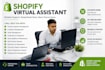 be your shopify virtual assistant and store manager