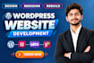 design and redesign your wordpress website as a wordpress developer