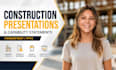 create construction company presentation,capability statement,powerpoint,pptx