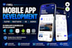 mobile app development, flutter, react native, IOS android app bubble ai web app