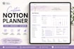 create custom notion planner, dashboard and template