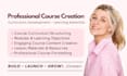 create online course with curriculum, lessons, quizzes and learning materials