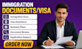 immigration document preparation visa application assistance