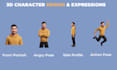 design consistent 3d characters and character reference sheets