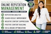 help with online reputation management and reverse SEO