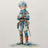 create a watercolor character art portrait