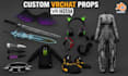 create vrchat clothing, avatar textures, custom outfits and retexture