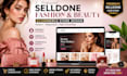 design fashion beauty jewelry cosmetics clothing  skin care selldone webiste