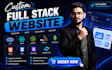 build custom website, full stack developer, front end and back end developer