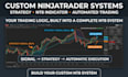 create ninjatrader strategy, nt8 indicator, ninjatrader automated trading system
