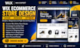 design, redesign wix website ecommerce online store droppshipping store