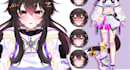 be vtuber artist and do vtuber model vtuber rigging live2d pro character design