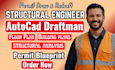 do, redraw permit structural engr, draftman house blueprint construction drawing
